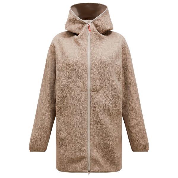 Peak Performance - Women's Pile Long Zip - Fleecevest, bruin/beige