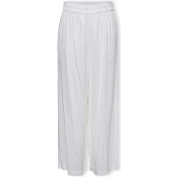 Broek Only Noos Tokyo Linen Trousers - Bright White