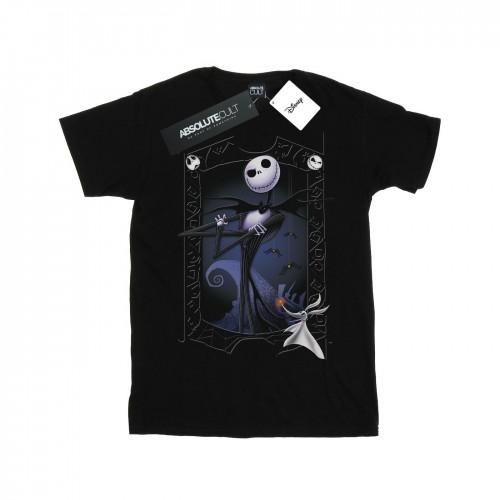Disney Girls Nightmare Before Christmas Pumpkin King katoenen T-shirt 12-13 zwart