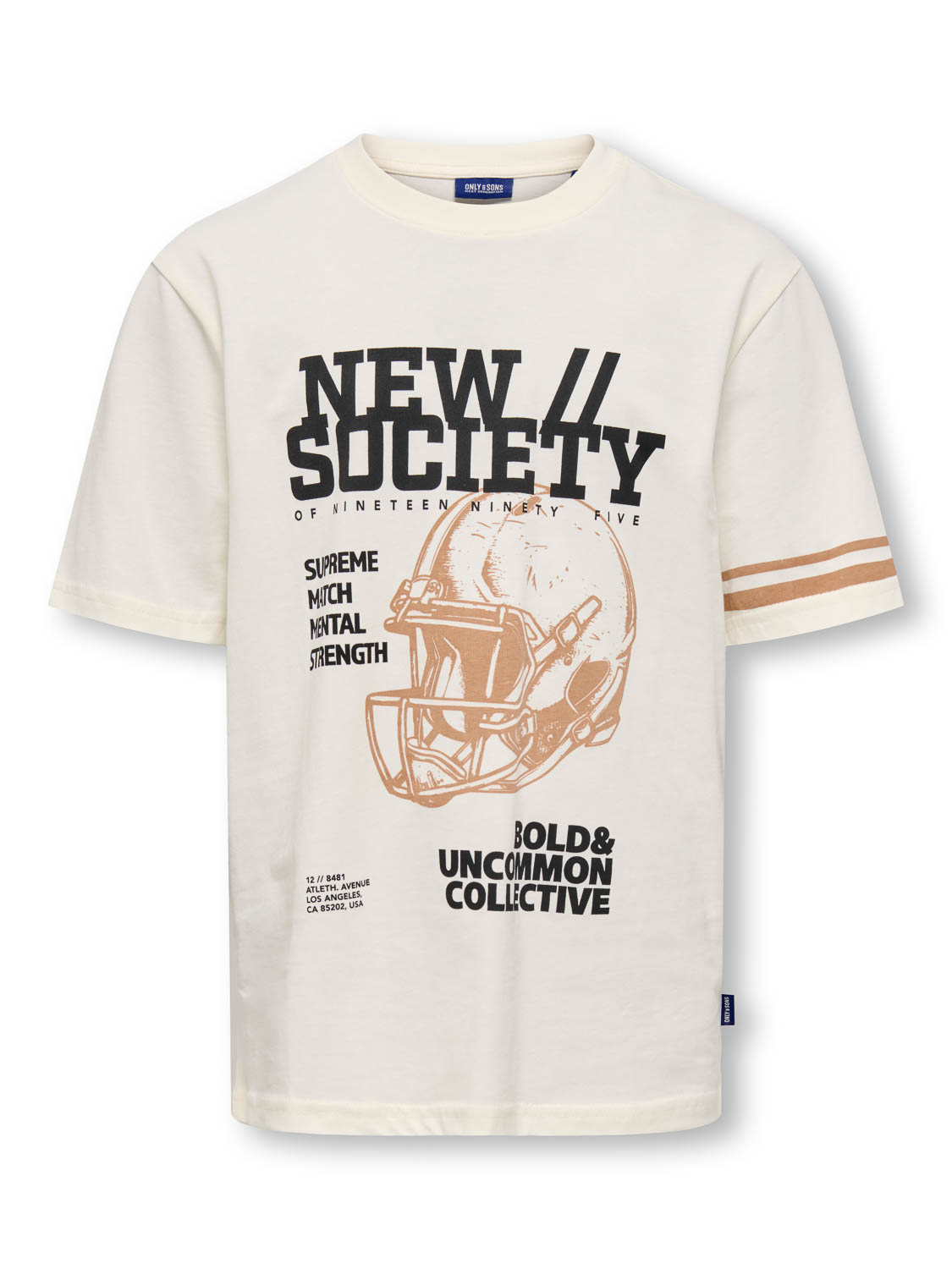onlyandsons Only and Sons Osjsociety Life S/s Rlx Printed Tee: