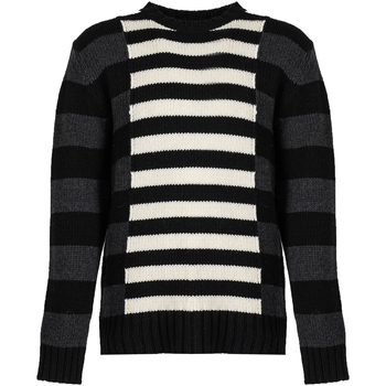 Trui Les Hommes LLK113-654U | Wool Stripes Round Neck Jumper