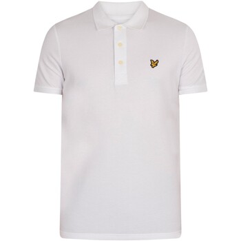 Lyle & Scott Polo Shirt Korte Mouw Lyle & Scott Effen poloshirt van biologisch katoen