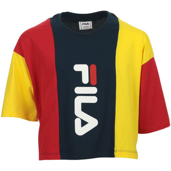 T-shirt Korte Mouw Fila Tamson Blocked Cropped Tee Kids