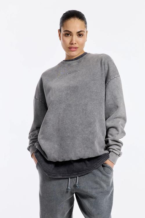 Stieglitz Basic Worn Out Sweater | Grey