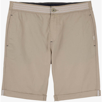 Korte Broek Oxbow Effen bermudashort met halfelastische taille OMERY