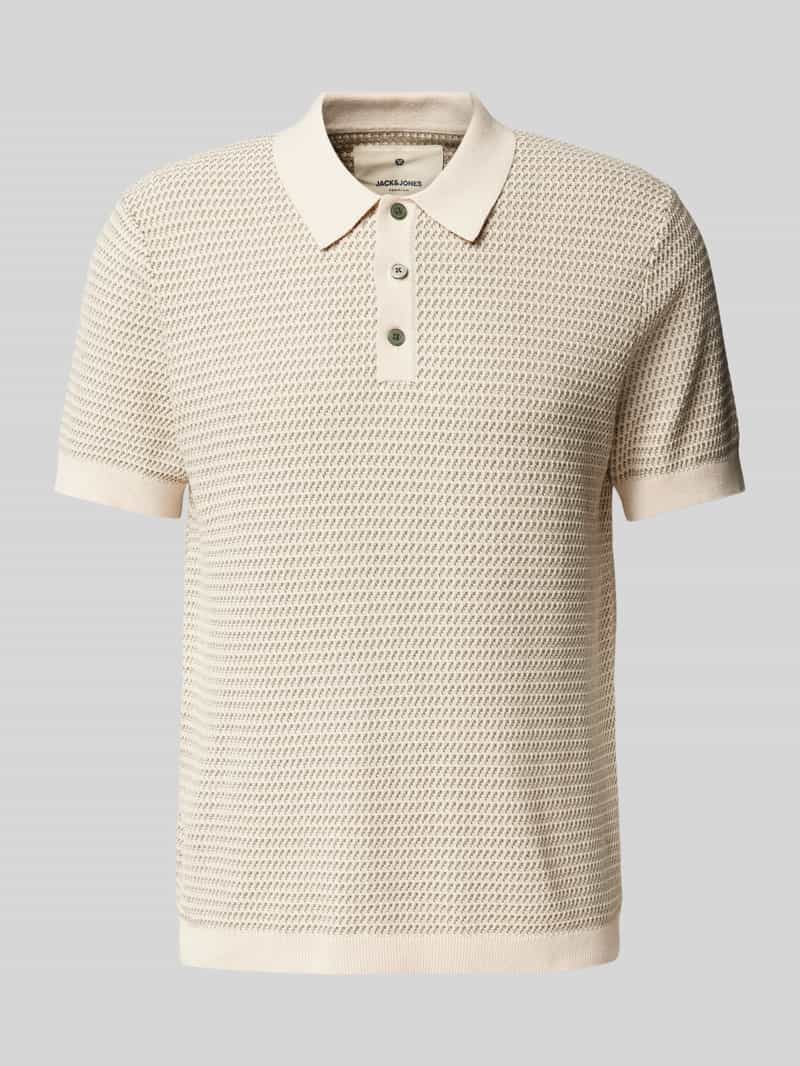 Jack & Jones Premium Regular fit poloshirt met labeldetail, model 'SANDER'