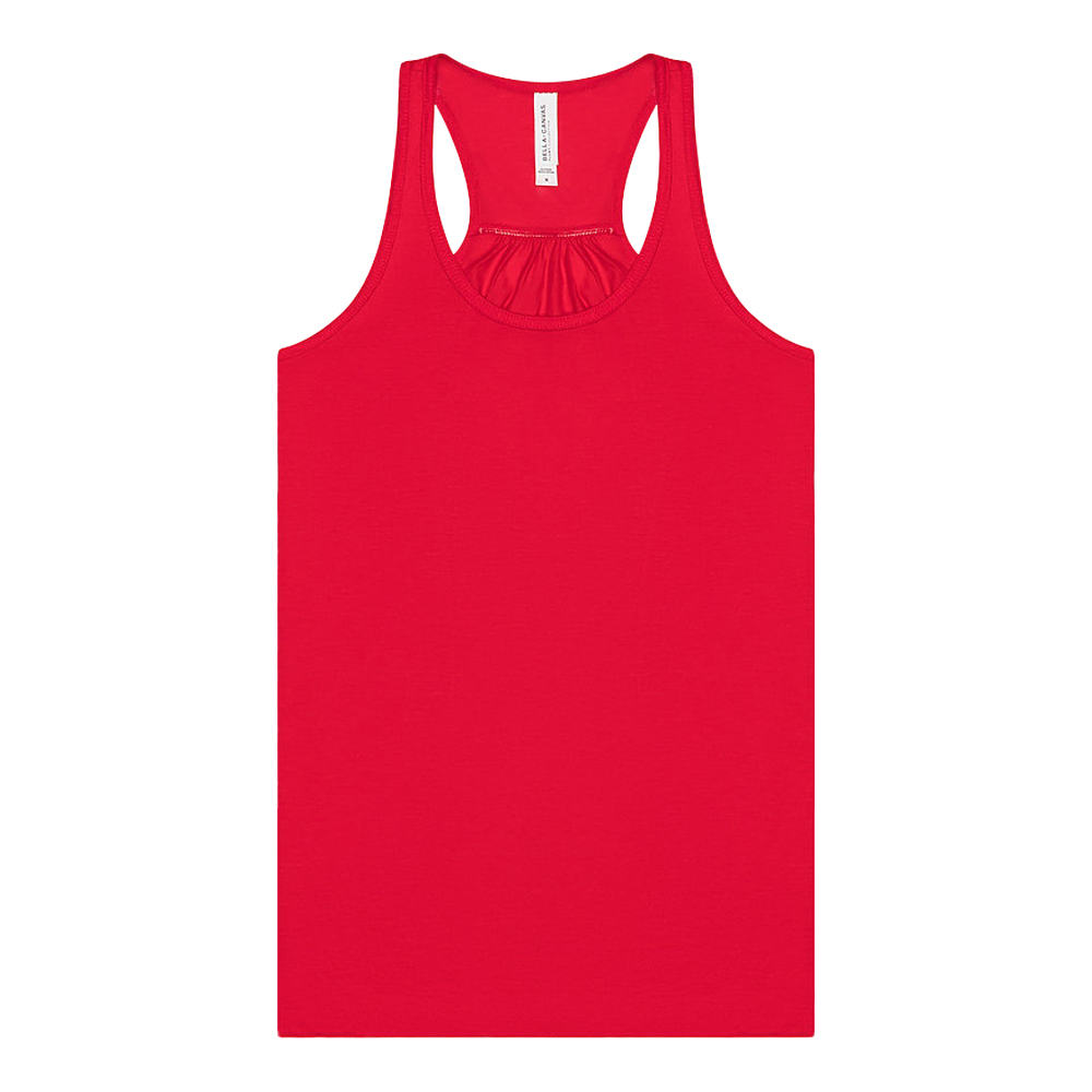 Bella + Canvas Dames racerback flowy tank top