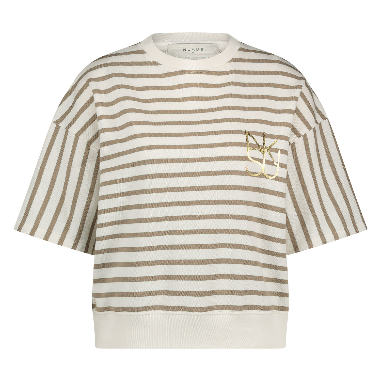 Nukus Pullover Lotte Stripe Bruin dames