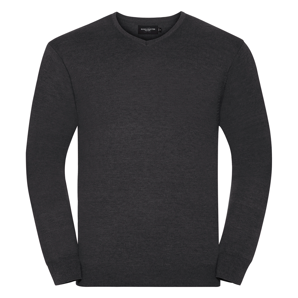 Russell Athletic Heren gebreid v hals sweatshirt