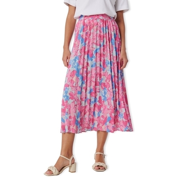 Rok Only Alva Midi Skirt - Azalea Pink