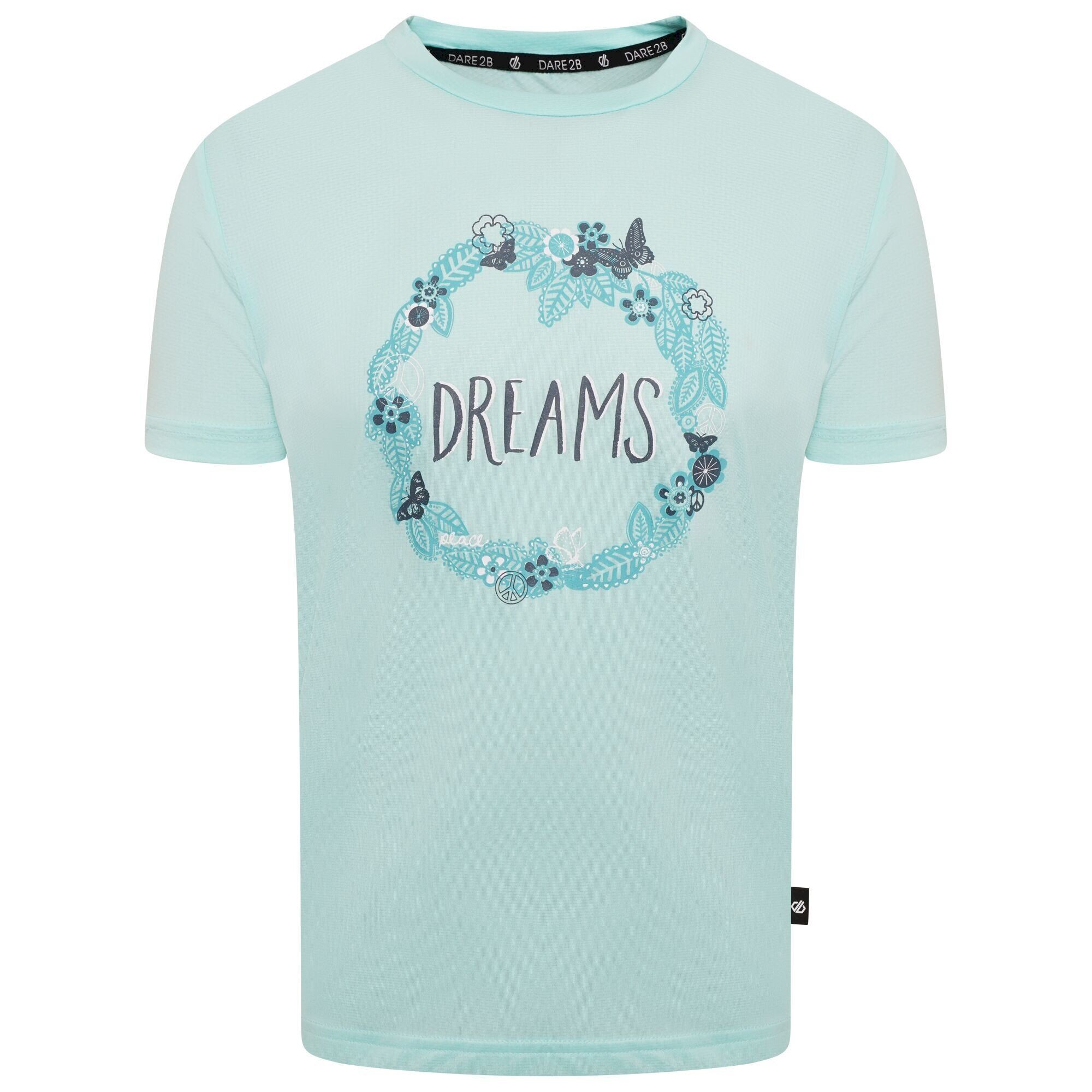 Dare2b Kinderen/kinderen bloemen gerecycleerd t-shirt