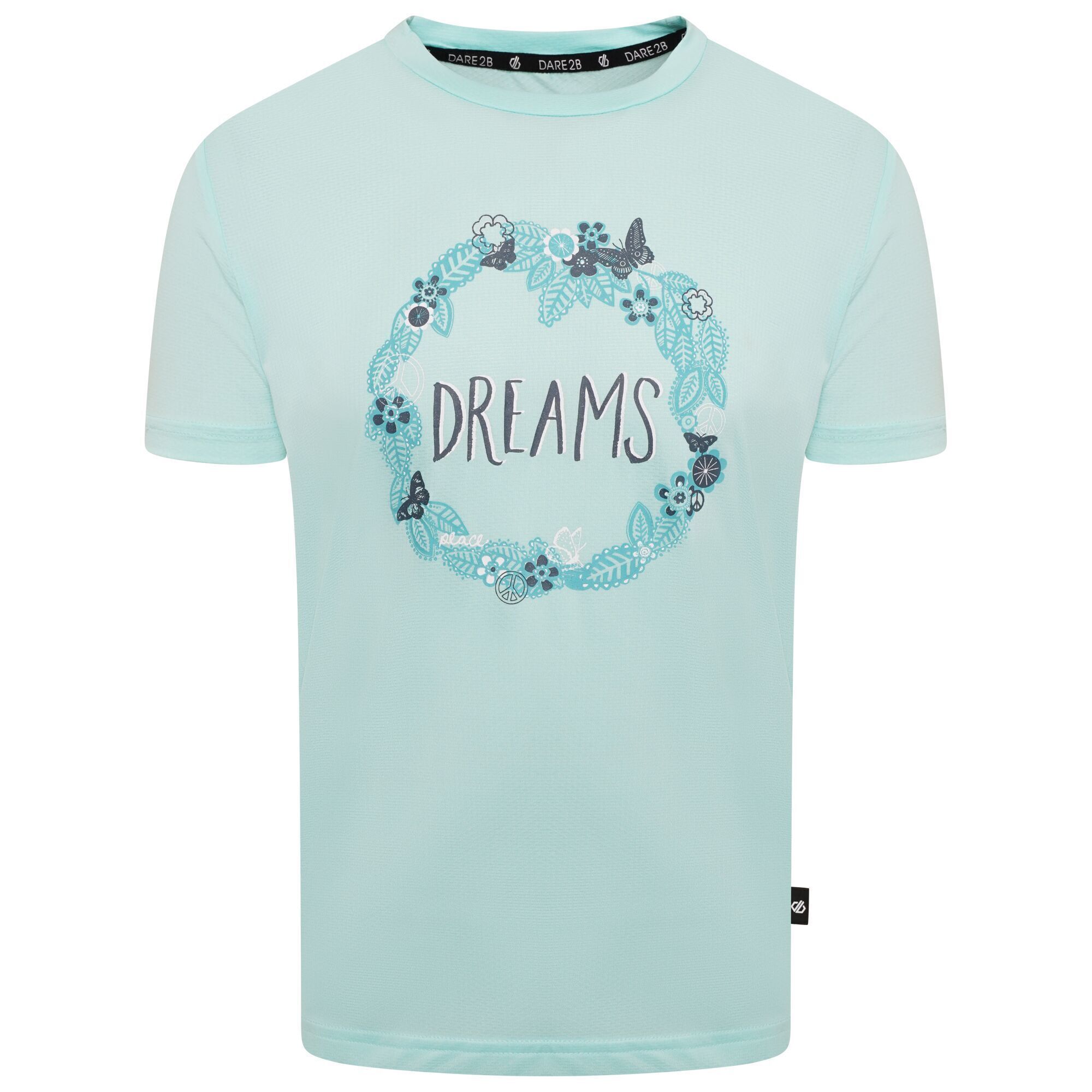 Dare2b Kinderen/kinderen rechtmatig bloemen gerecycleerd t-shirt