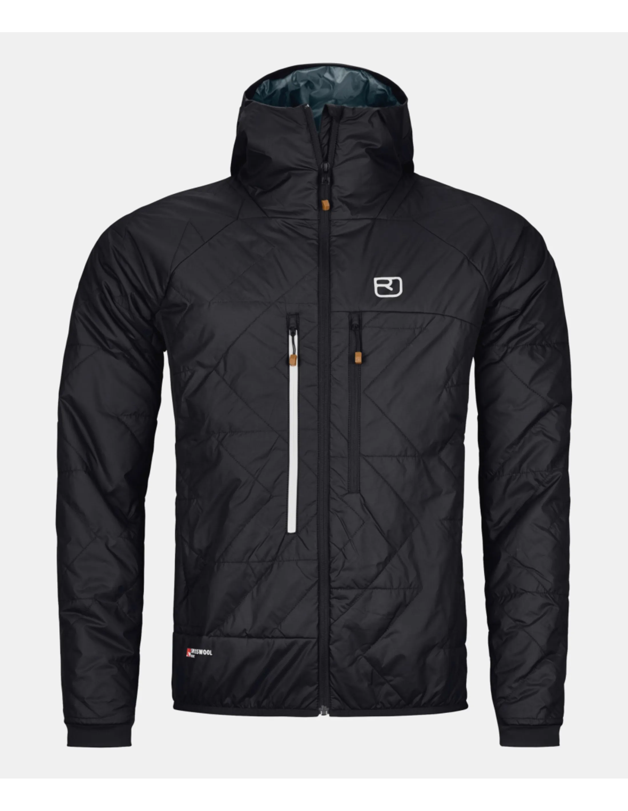Ortovox Swisswool Piz Boe Jacket Men (Maat - XL, Kleur - Black-Raven)