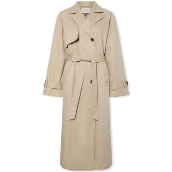 Mantel Y.a.s YAS Plena Pleated Jacket - Brown Rice