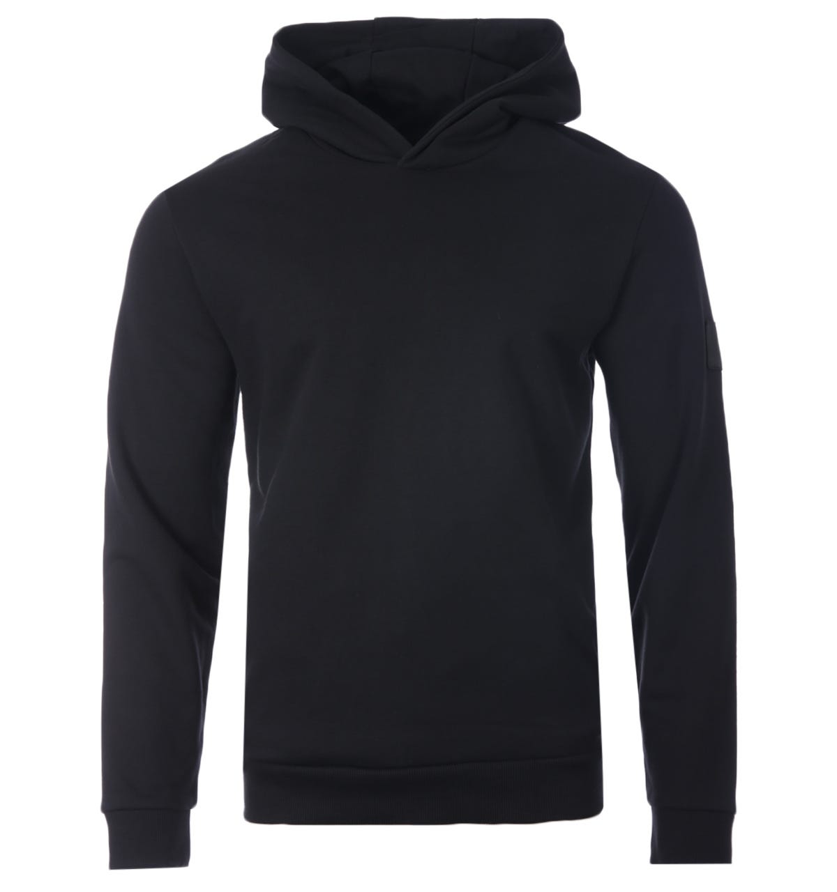 Lyle & Scott Casuals sweatshirt met capuchon van biologisch katoen - gitzwart