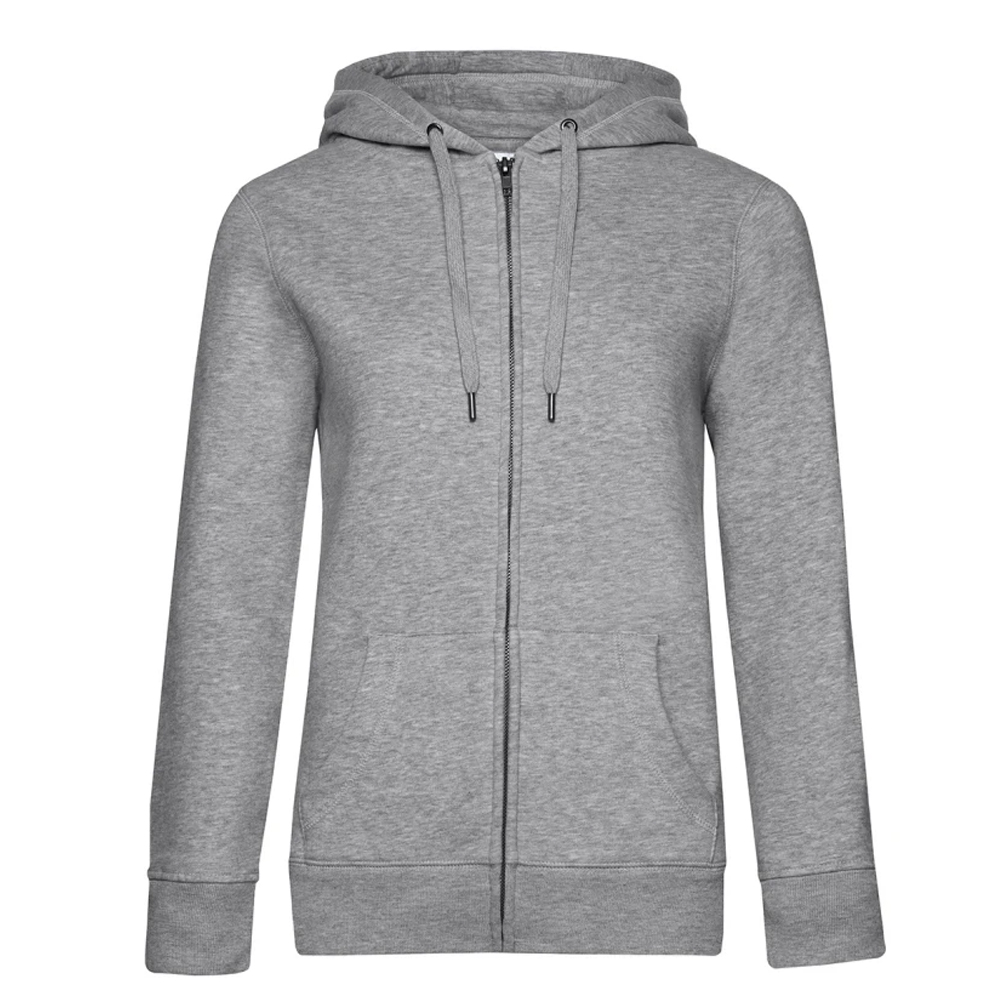 B and C Uniseks adult queen heather hoodie met rits