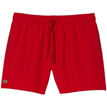 Korte Broek Lacoste Quick Dry Swim Shorts MH6270 - Rouge Vert