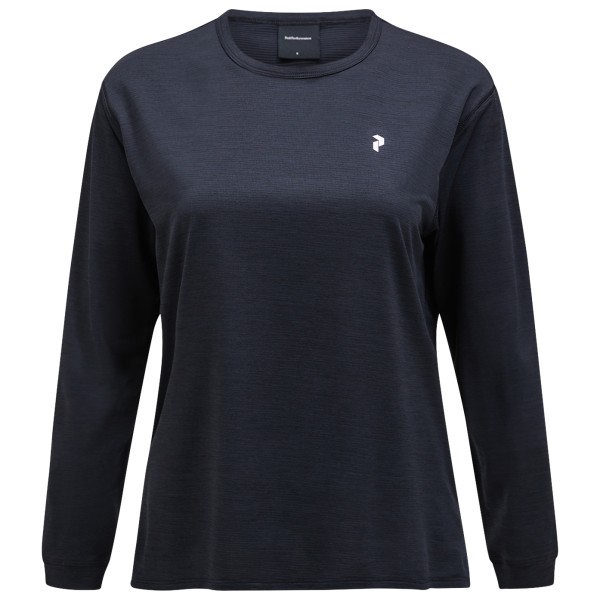 Peak Performance - Women's Trail L/S - Longsleeve, blauw/zwart