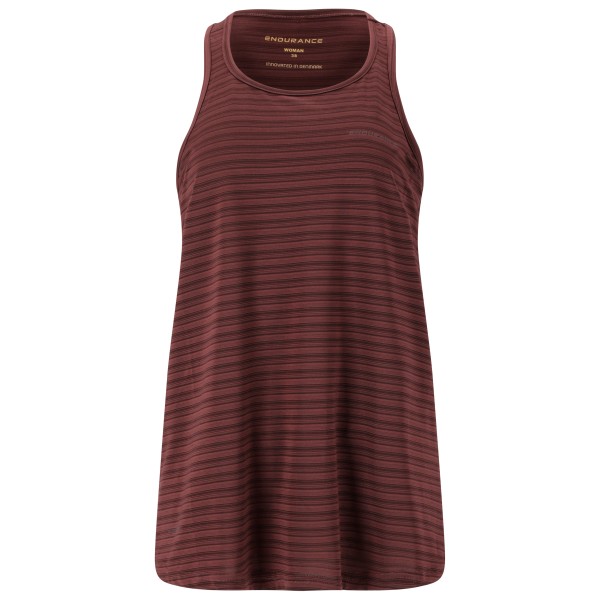 ENDURANCE - Women's Regier Loose Fit Top - Tanktop, rood/bruin