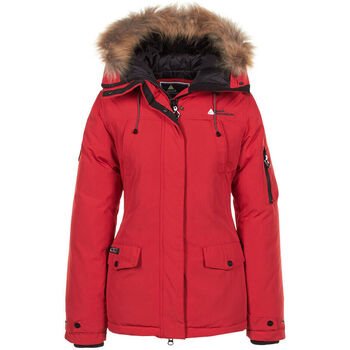 Parka Jas Peak Mountain Parka de ski avec vraie fourrure femme AKADOZ
