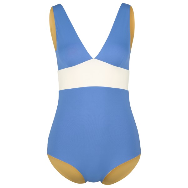 MYMARINI - Women's Plungesuit - Badpak, blauw
