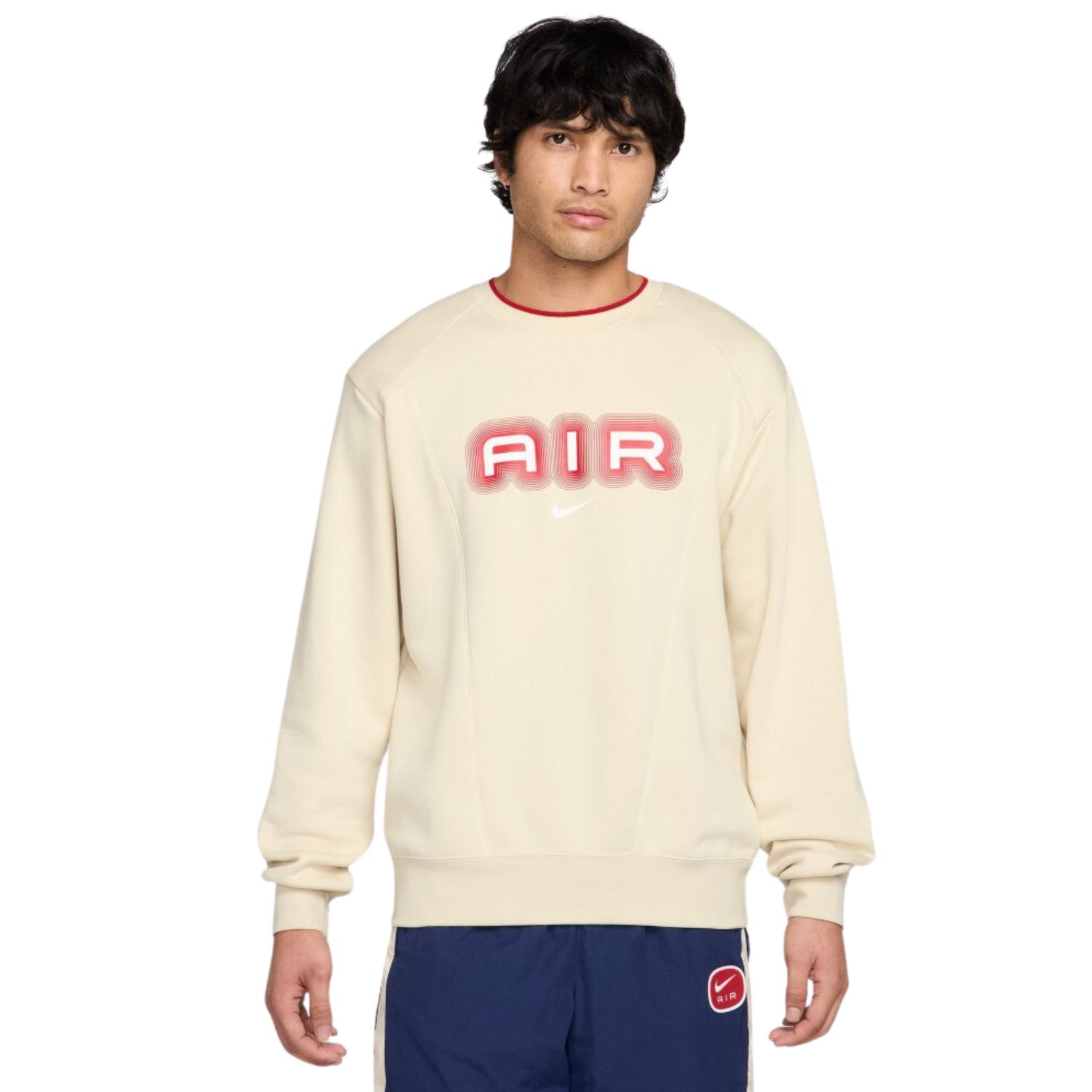 Nike Streetwear Air Crew Fleece Casual Sweater Heren L