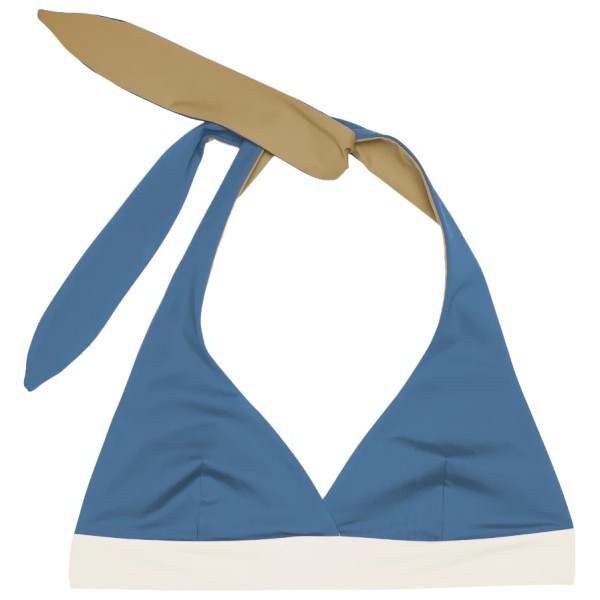 MYMARINI - Women's Neckholder Top - Bikinitop, blauw