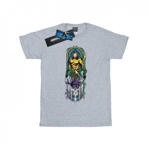 DC Comics jongens Aquaman Ocean Master T-shirt 9-11 Years wit