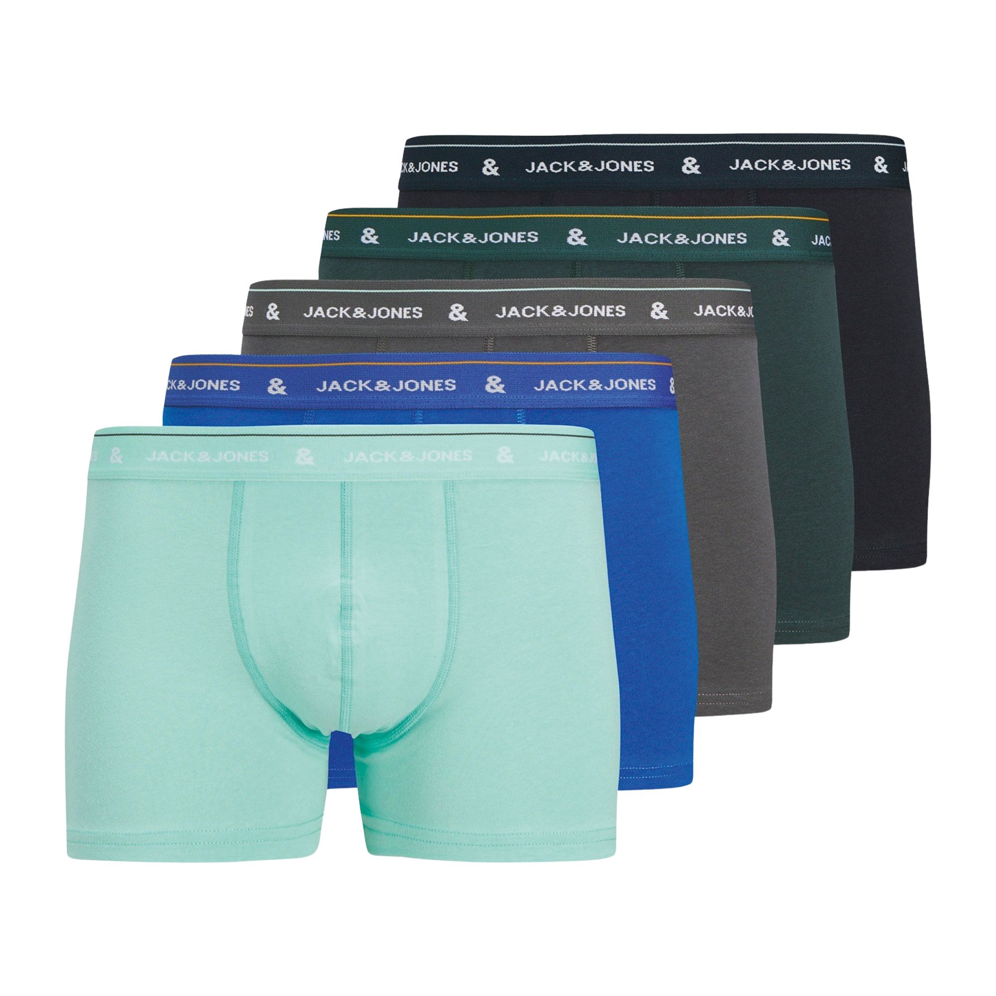 Jack & Jones Ron Solid Trunk Boxershorts Junior (5-pack)