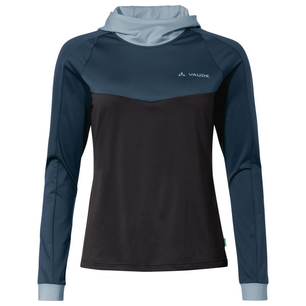 Vaude - Women's Qimsa L/S Shirt I - Fleecetrui, blauw/zwart