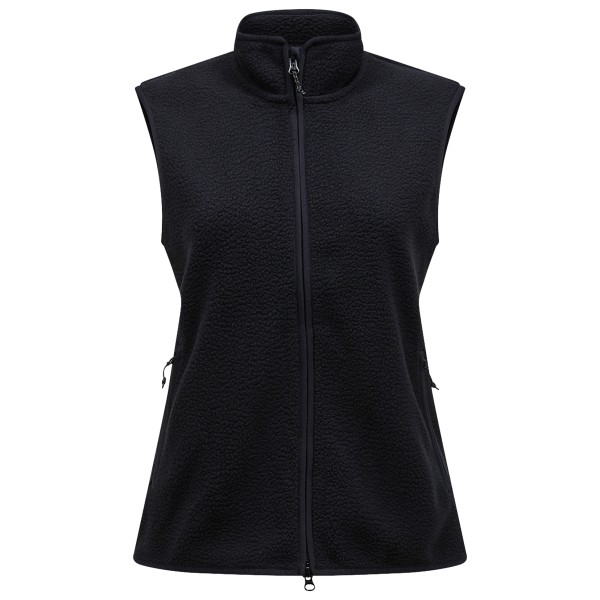 Peak Performance - Women's Pile Vest - Fleecebodywarmer, zwart