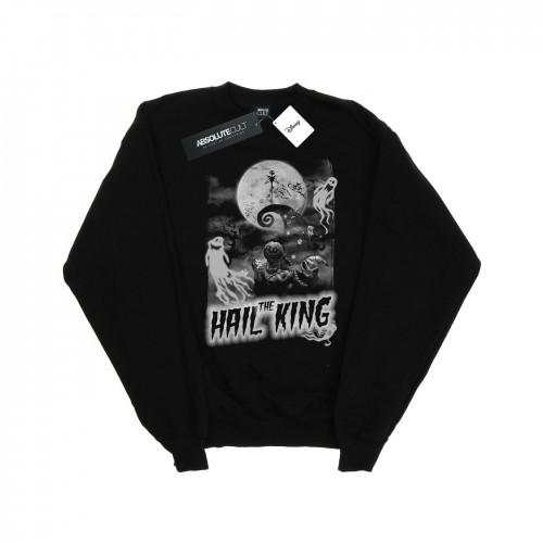 Disney Mens Nightmare Before Christmas Hail The King Sweatshirt XL wit