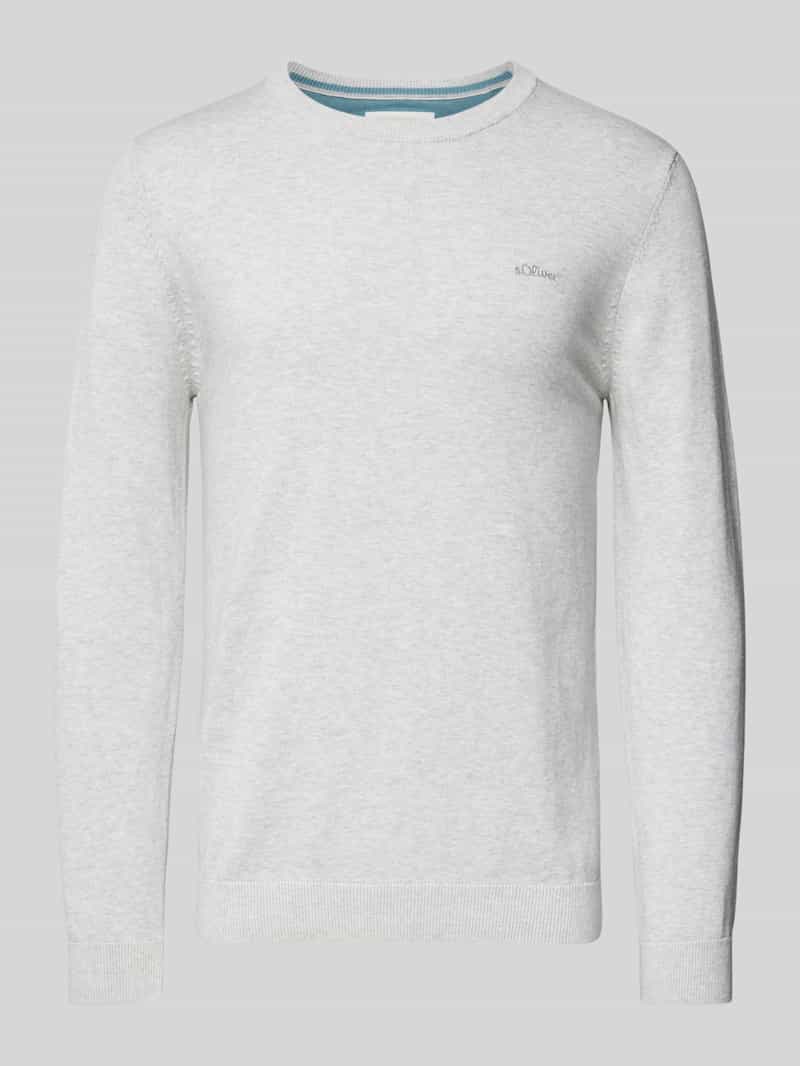 S.Oliver RED LABEL Regular fit gebreide pullover van zuiver katoen