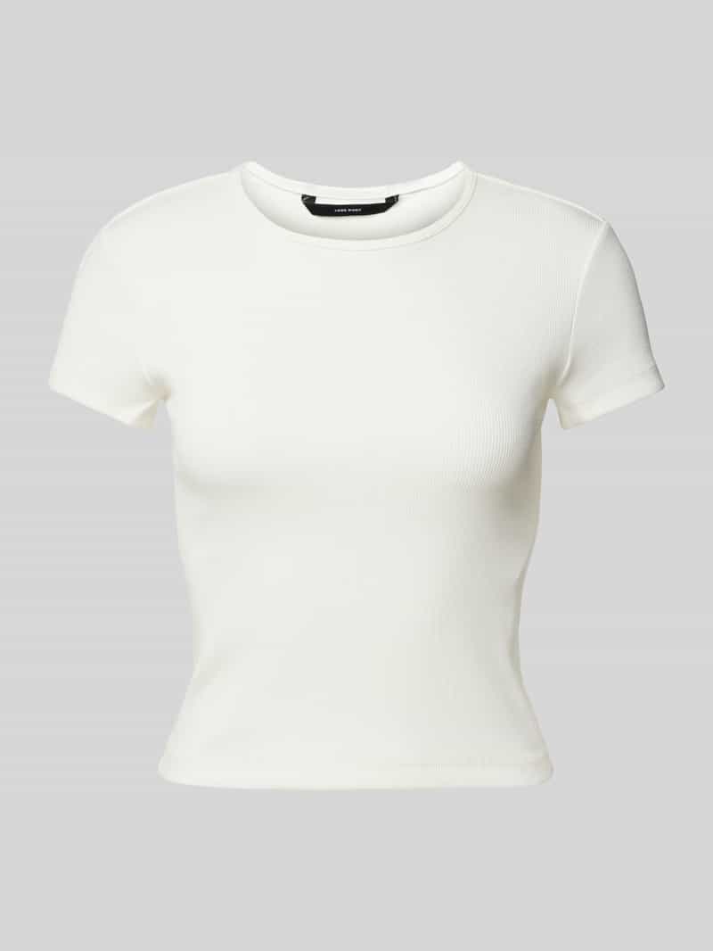 Vero Moda Shirt met ronde hals VMCHLOE SS SHORT TOP JRS NOOS
