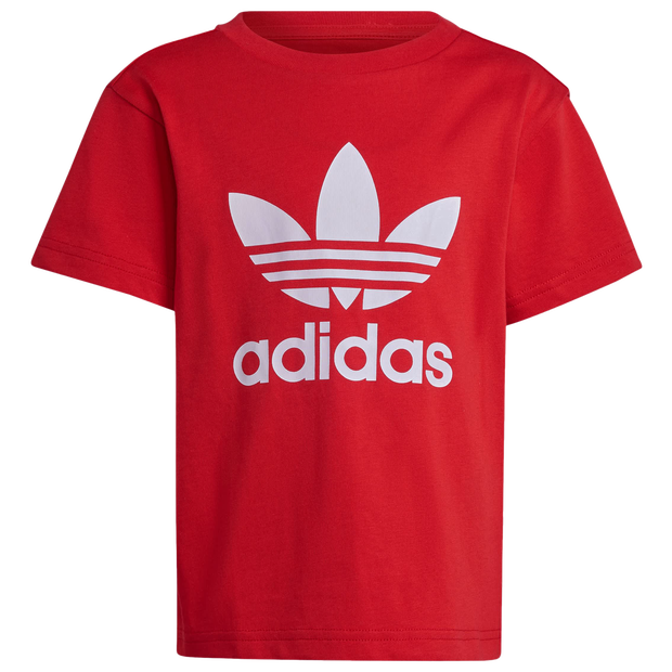 Adidas Trefoil Unisex T-shirts - Rood - 