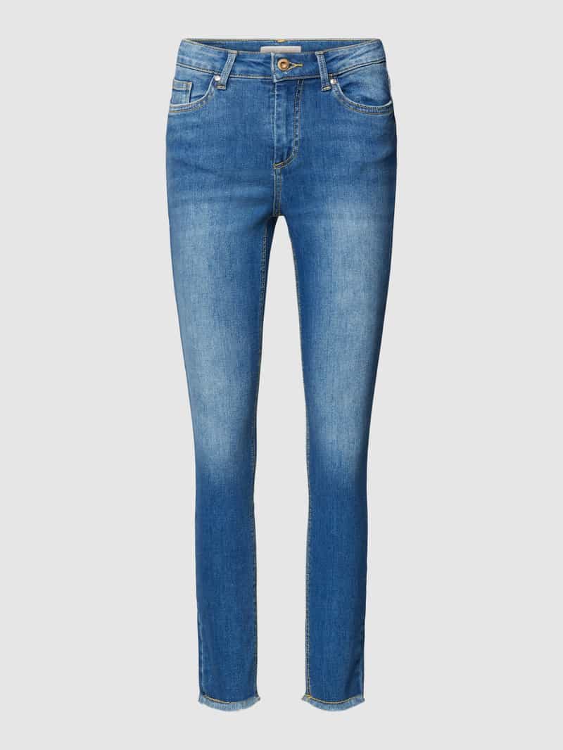 Only Skinny fit jeans met rafels, model 'BLUSH'