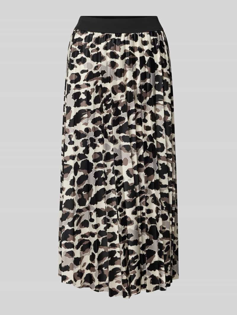 Vila Plissérok VINITBAN PRINT SKIRT - NOOS