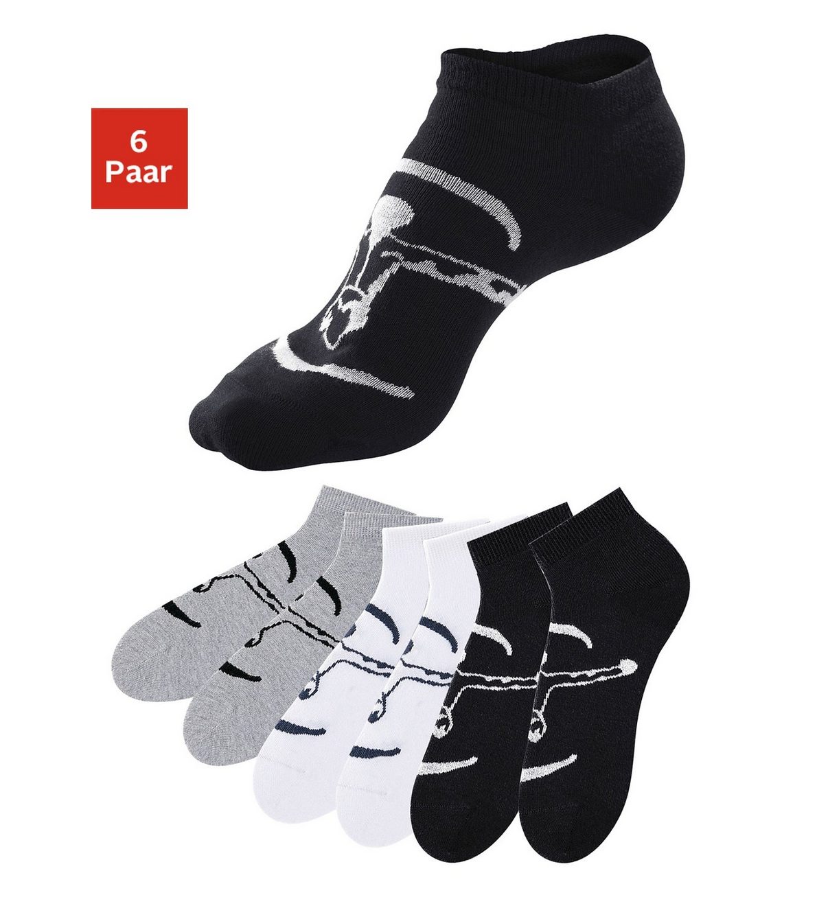 Chiemsee Sneakersokken ideaal voor sport & vrije tijd (set, 6 paar)