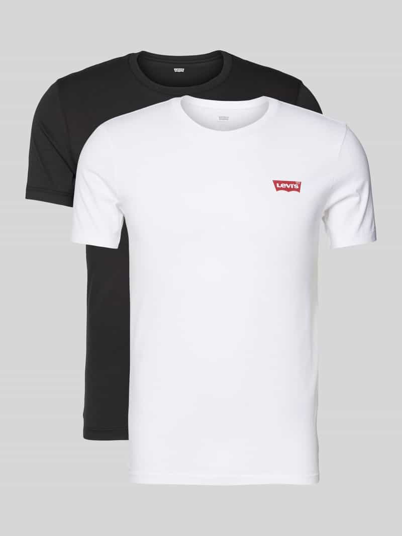 Levi's Shirt met korte mouwen met levi's logo op borsthoogte