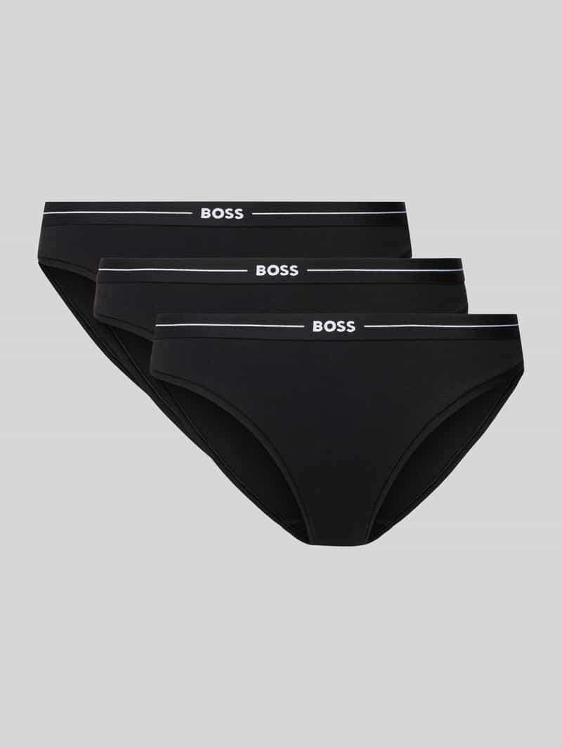 BOSS Slip 3P BRIEF met elastische logoband (3 stuks)