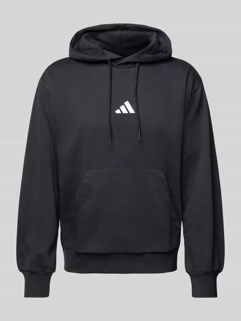 ADIDAS SPORTSWEAR Hoodie met logostitching, model 'FEELCOZY'