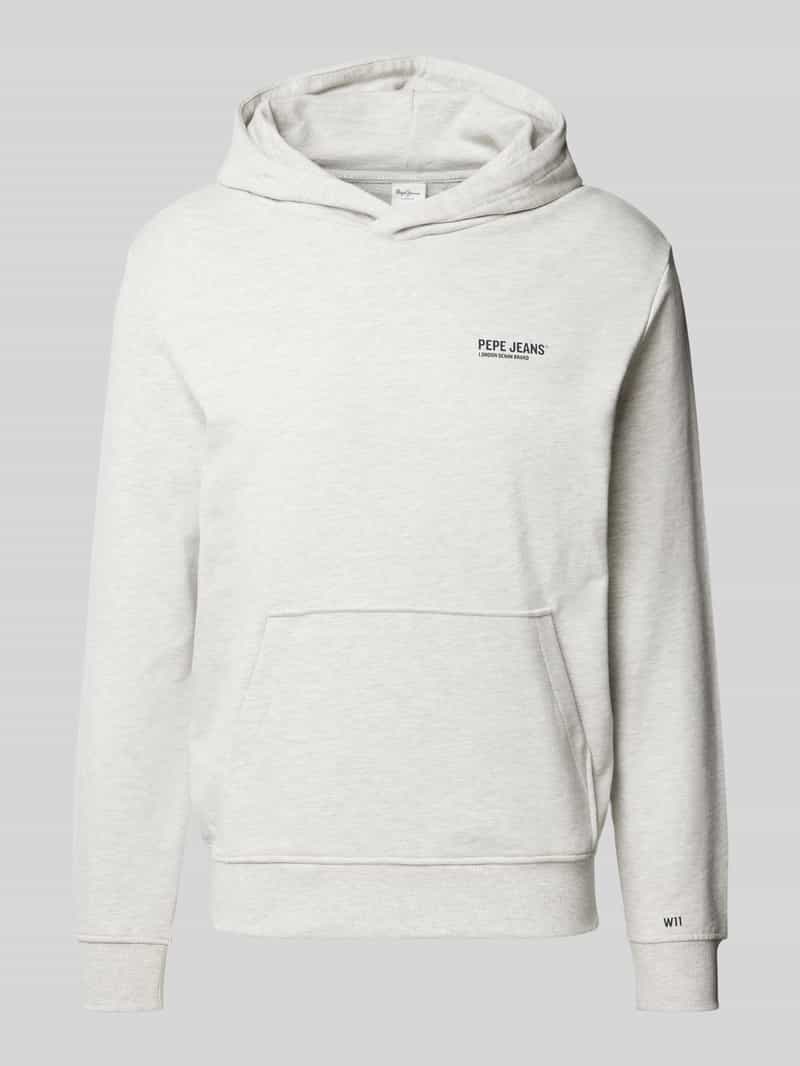 Pepe Jeans Hoodie met labelprint