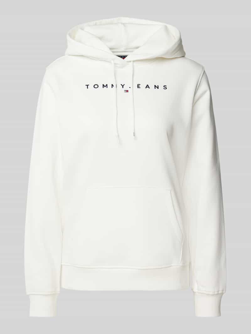 Tommy Jeans Regular fit hoodie met labelstitching