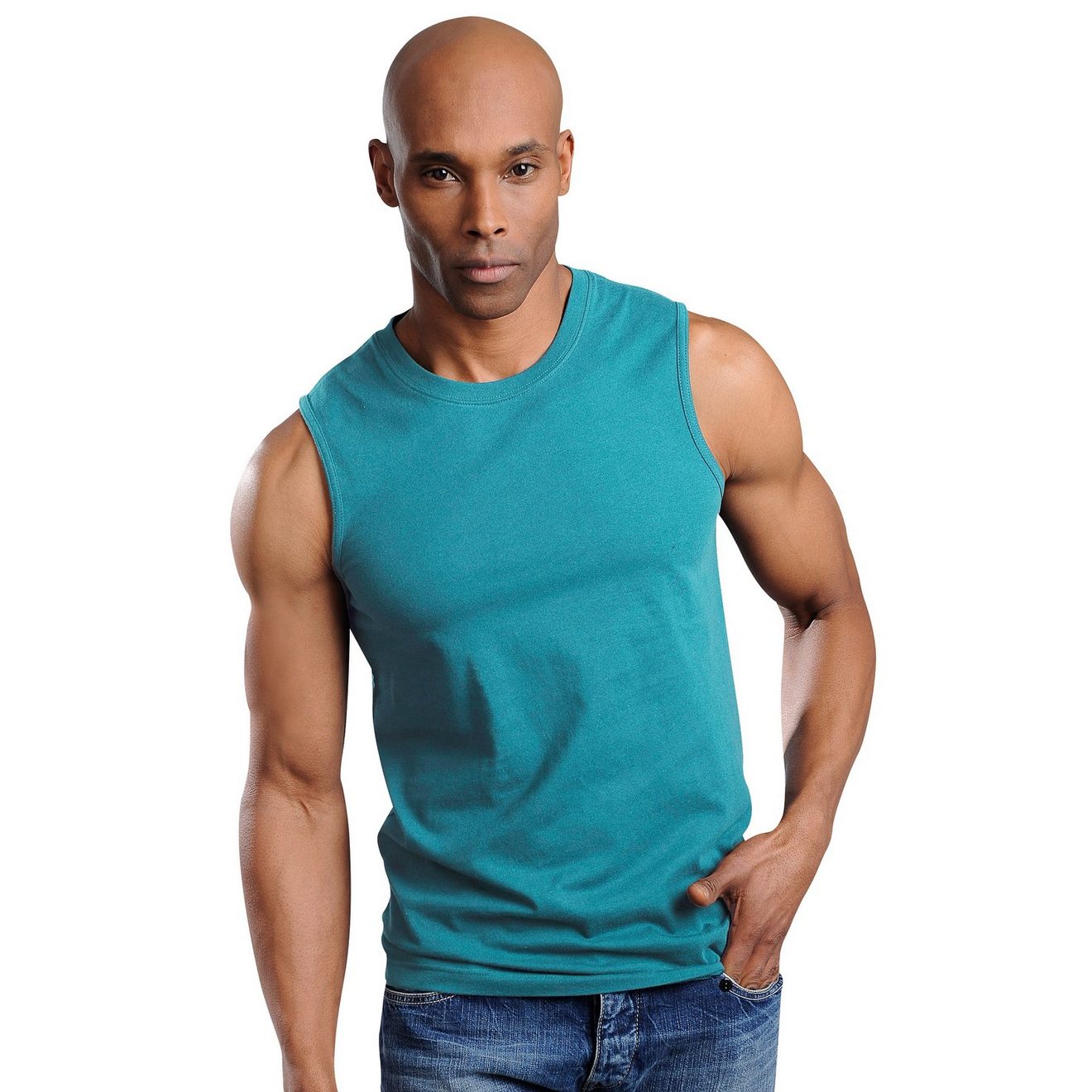 H.I.S Muscle-shirt met een ronde hals (set, 3-delig)