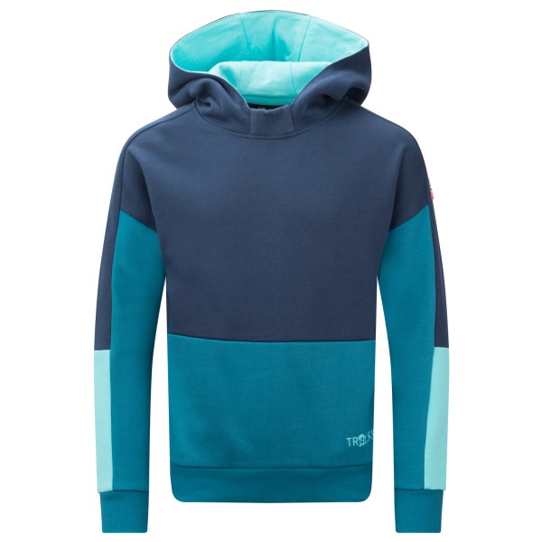 Trollkids - Kid's Rondane Sweater - Hoodie, blauw