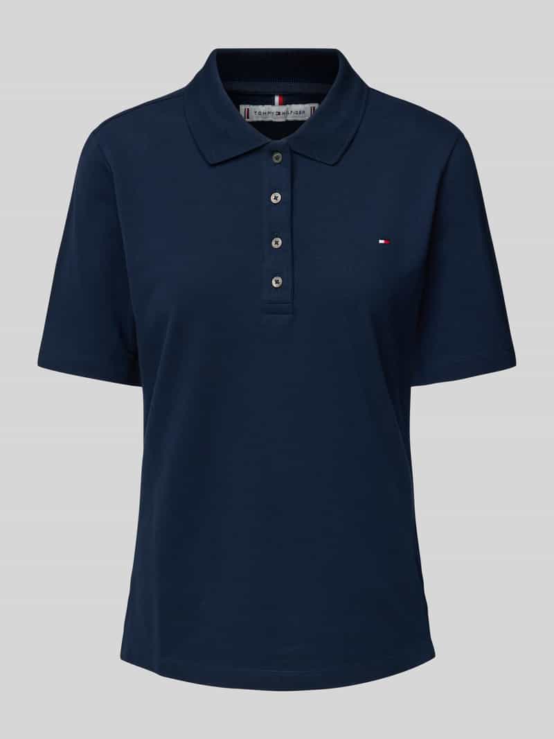 Tommy Hilfiger Regular fit poloshirt met logostitching, model '1985'