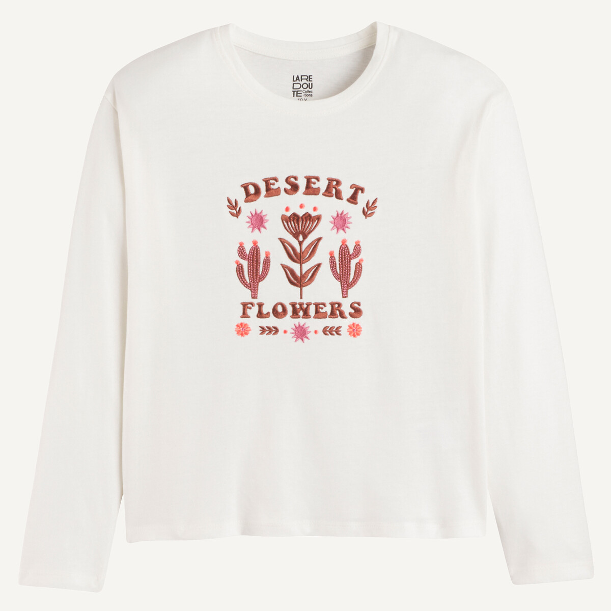 LA REDOUTE COLLECTIONS T-shirt met lange mouwen en borduursel