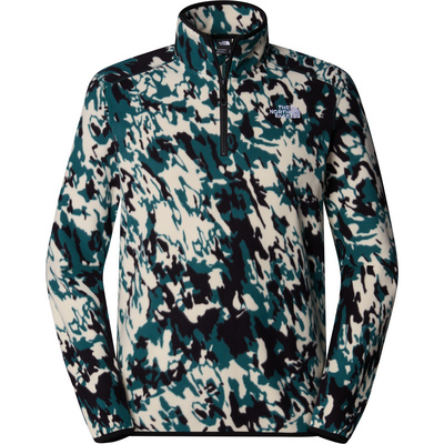 The North Face Heren 100 Glacier Printed 1/4 Zip Trui