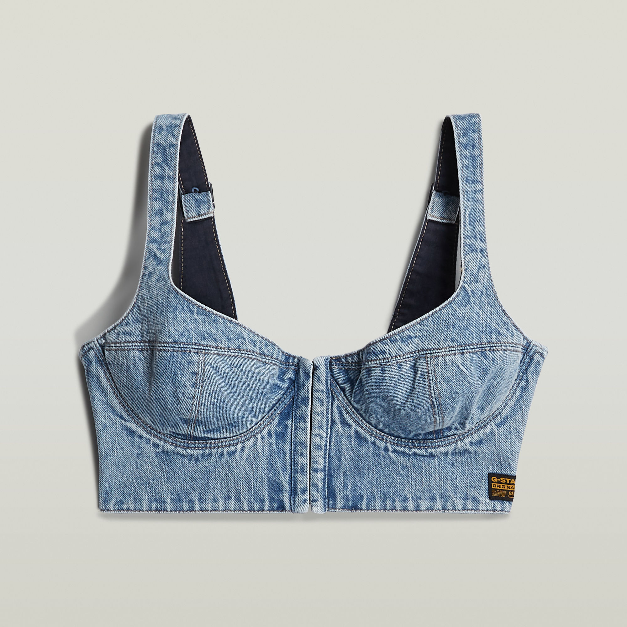G-Star RAW Denim Bralette - Lichtblauw - Dames