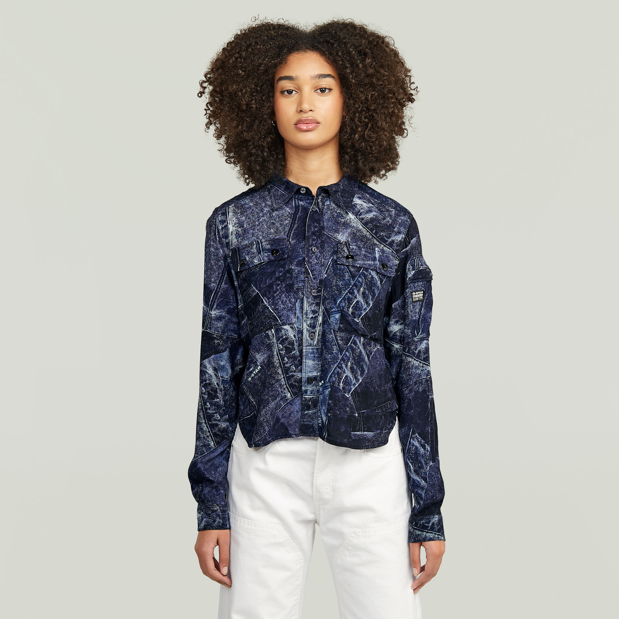 G-Star RAW Print Blouse - Meerkleurig - Dames